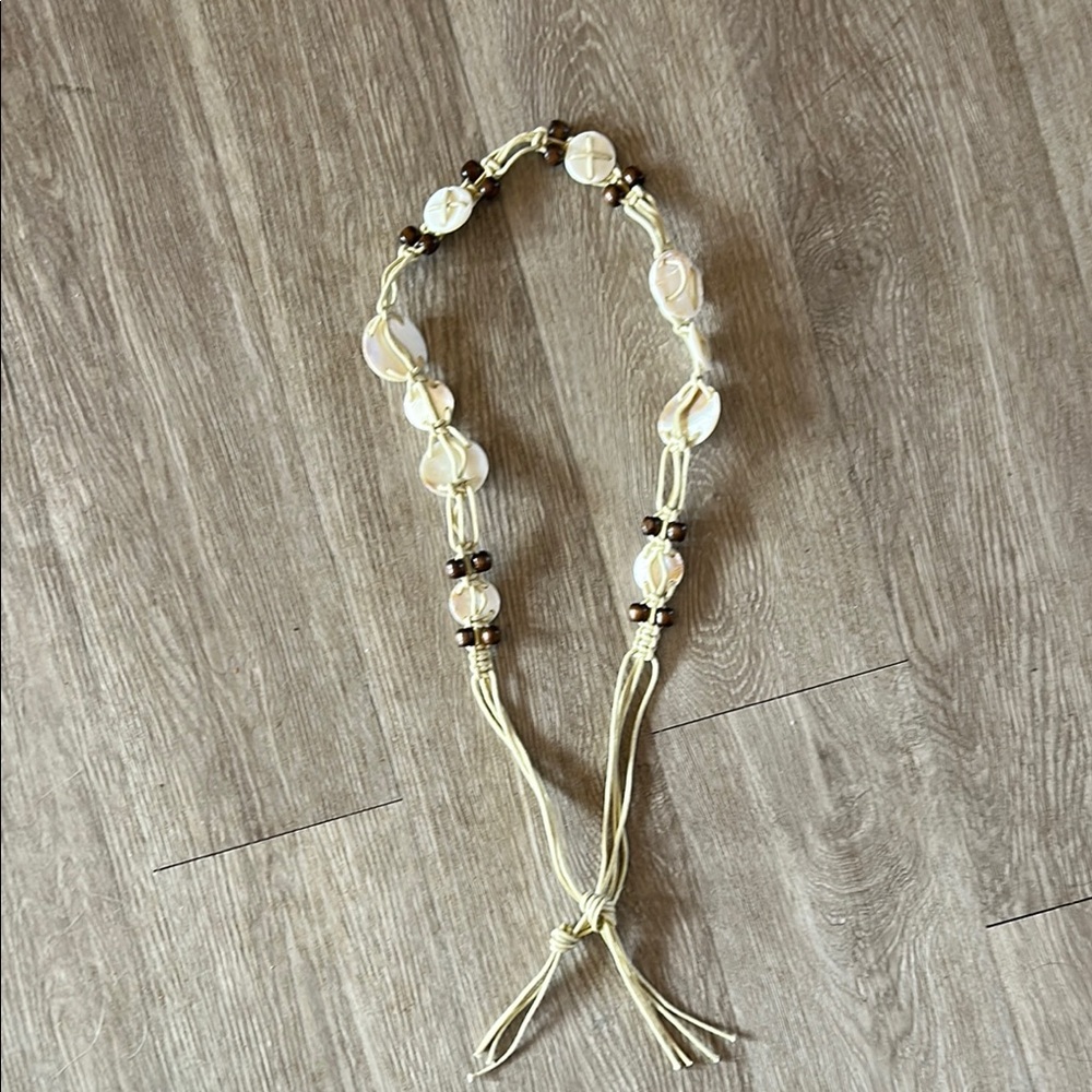 Braided shell belt